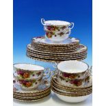 ROYAL ALBERT OLD COUNTRY ROSES PATTERN DINNER WARES