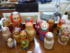 FOURTEEN BABUSHKA DOLLS