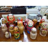 FOURTEEN BABUSHKA DOLLS