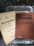 A COLLECTION OF SHEET MUSIC AND SONG BOOKS