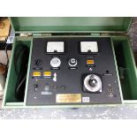 A JOSEPH WINTERBURN ELECTRICAL DEPT MACHINE FOR MEASURING OR SETTING WAVE FREQUENCY AND AMPLITUDE