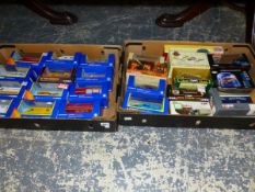 A COLLECTION OF CORGI BOXED DIE CASE VEHICLES.