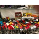 A COLLECTION OF MATCHBOX, CORGI AND DINKY DIE CAST TOYS