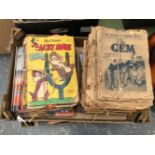 A LARGE COLLECTION OF VINTAGE MAGAZINES AND COMICS ETC.
