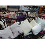 FOURTEEN VARIOUS CUSHIONS