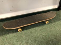 A SKATEBOARD.