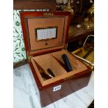 A DUNHILL CIGAR HUMIDOR.