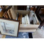 A QUANTITY OF VARIOUS FURNISHING PRINTS ETC.