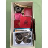 VARIOUS VINTAGE COINS AND COLLECTABLES.