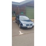 A 2001 VOLKSWAGEN GOLF 1.4 PETROL WITH LOW MIELAGE (NO MOT)