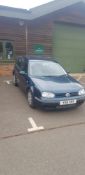 A 2001 VOLKSWAGEN GOLF 1.4 PETROL WITH LOW MIELAGE (NO MOT)