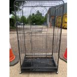 A LARGE PARROT CAGE. H 140cms W 80cms