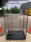 A LARGE PARROT CAGE. H 140cms W 80cms