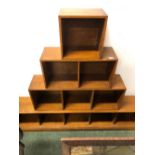 A VINTAGE OAK UNIX BOOKCASE