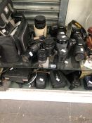 NIKON, MINOLTA, ZENITH AND OTHER CAMERAS, LENSES AND VIDEO RECORDERS