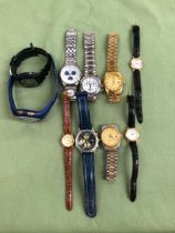 A SELECTION OF WATCHES TO INCLUDE RAYMOND WEIL, LORUSM CASIO, ETC.