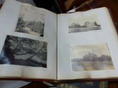 TWO 19th CENTURY SCRAP AND PHOTOGRAPH ALBUMS INCLUDING SOUTH AUSTRALIAN SCENES.