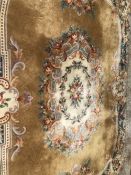 A GOOD QUALITY CHINESE AUBUSSON DESIGN CARPET. 407 x 307cms