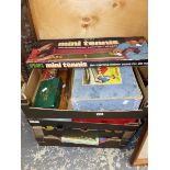 A QUANTITY OF VINTAGE TOYS AND BOARD GAMES ETC.