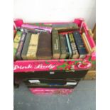 SIX CARTONS OF BOOKS: NOVELS, PLAYS, POETRY AND TEXT BOOKS