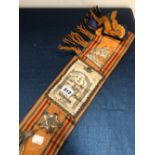 A NORTHERN IRELAND ORANGE ORDER SHOULDER SASH