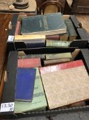 THREE BOXES OF ANTIQUE BOOKS, MAINLY 19th AND 20th CENTURY