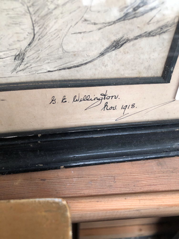 G E WELLINGTON (EARLY 20th C. SCHOOL) PORTRAIT OF A YOUNG LADY, SIGNED AND INSCRIBED ON THE MOUNT, - Image 3 of 7