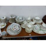 ROYAL WORCESTER EVESHAM PATTERN DINNER WARES, TOGETHER WITH WEDGWOOD WILD STRAWBERRY PATTERN AND