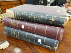 THREE BOUND ANNUALS OF THE ILLUSTRATED SPORTING AND DRAMATIC NEWS. 1884, 1888, AND 1893.