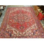 A PERSIAN HERIZ CARPET 265 x 200 cm's