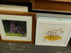 A SMALL GROUP ON CONTEMPORARY WORKS SOME PENCIL SIGNED LIMITED EDITIONS, SUBJECTS AND SIZES VARY