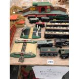 VARIOUS TRAINS TENDERS, TRACK, TRACK SIDE AND ELECTRICAL'S TO INCLUDE HORNBY, DUBLO, MECCNAO ETC