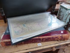 AN ALBUM OF MAPS, PRINTS AND CUTTINGS TOGETHER WITH A BOUND VOLUME WITH COPIES OF THE TIMES JULY-