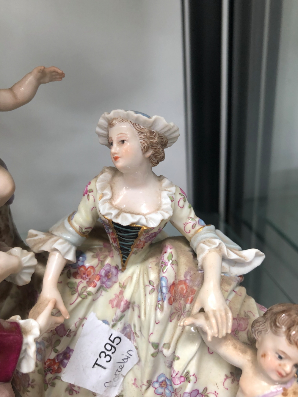 A FIGURAL MEISSEN GROUP AND TWO OTHERS - Image 15 of 26