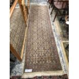 A ORIENTAL RUNNER OR PERSIAN TABRIZ DESIGN 290 x 80 cm's