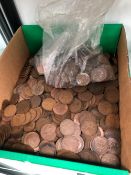 A LARGE COLLECTION OF GB COPPER COINS