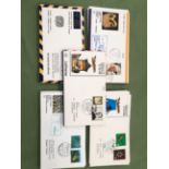 A QUANTITY OF AIR MAIL FIRST DAY COVERS.