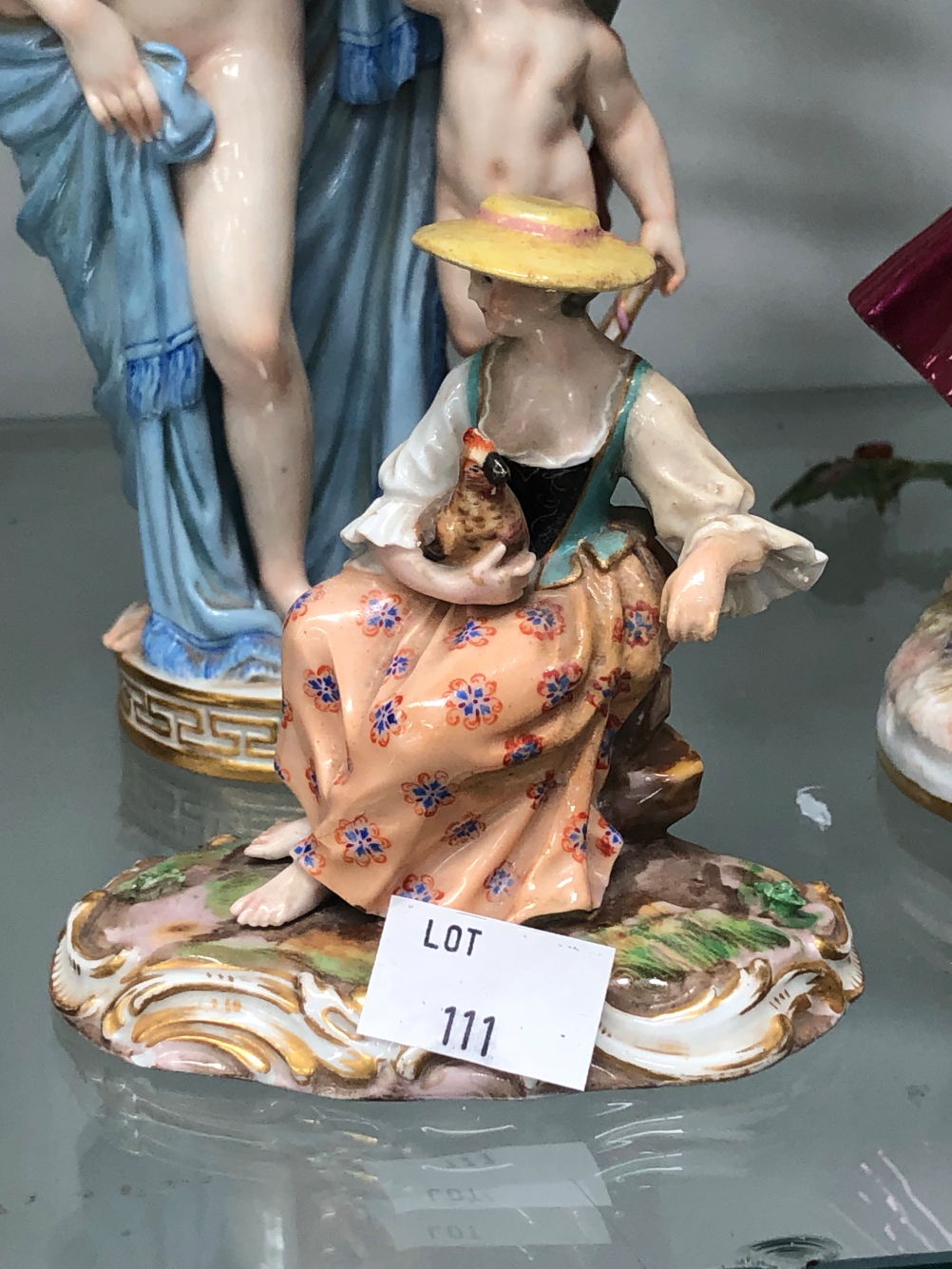 A FIGURAL MEISSEN GROUP AND TWO OTHERS - Image 25 of 26