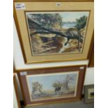 TEN PENCIL SIGNED LIMITED EDITION COLOUR WILDLIFE PRINTS BY VARIOUS HANDS INCLUDING LARRY NORTON,