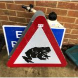 BEWARE OF THE FROG SIGN, ETC