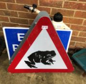 BEWARE OF THE FROG SIGN, ETC