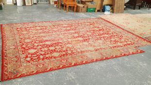 AN INDIAN CARPET 420 x 306 cm's