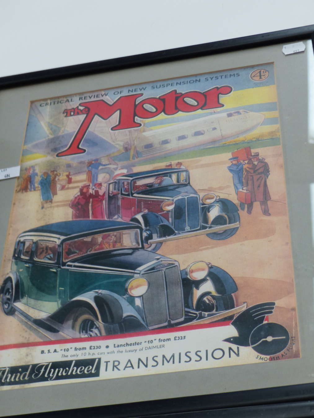 A GROUP OF VINTAGE AND LATER COLOUR PRINTS OF TRAVEL POSTERS,VINTAGE AUTOMOBILES ETC (7) - Image 13 of 13