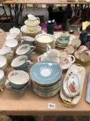 A QUANTITY PART TEA AND DINNER SERVICES AND OTHER DECORATIVE CHINA WARE TO INCLUDE, ROYAL DOULTON