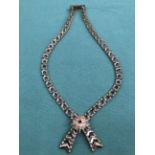 A 9ct HALLMARKED VINTAGE NECKLACE WEIGHT 22.8grms.