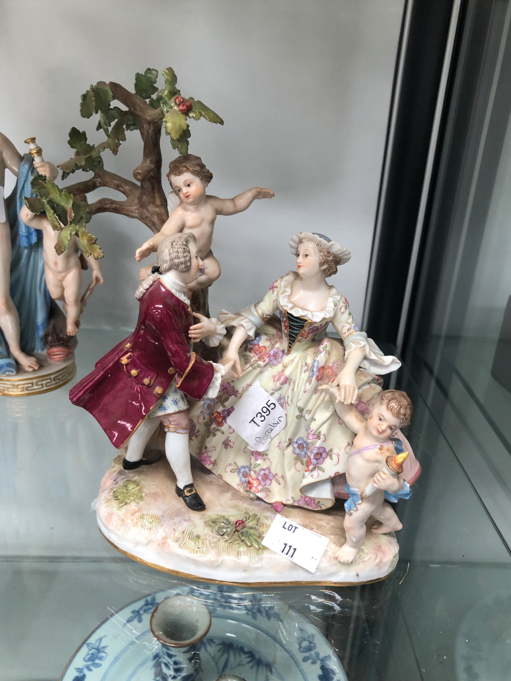 A FIGURAL MEISSEN GROUP AND TWO OTHERS - Image 19 of 26