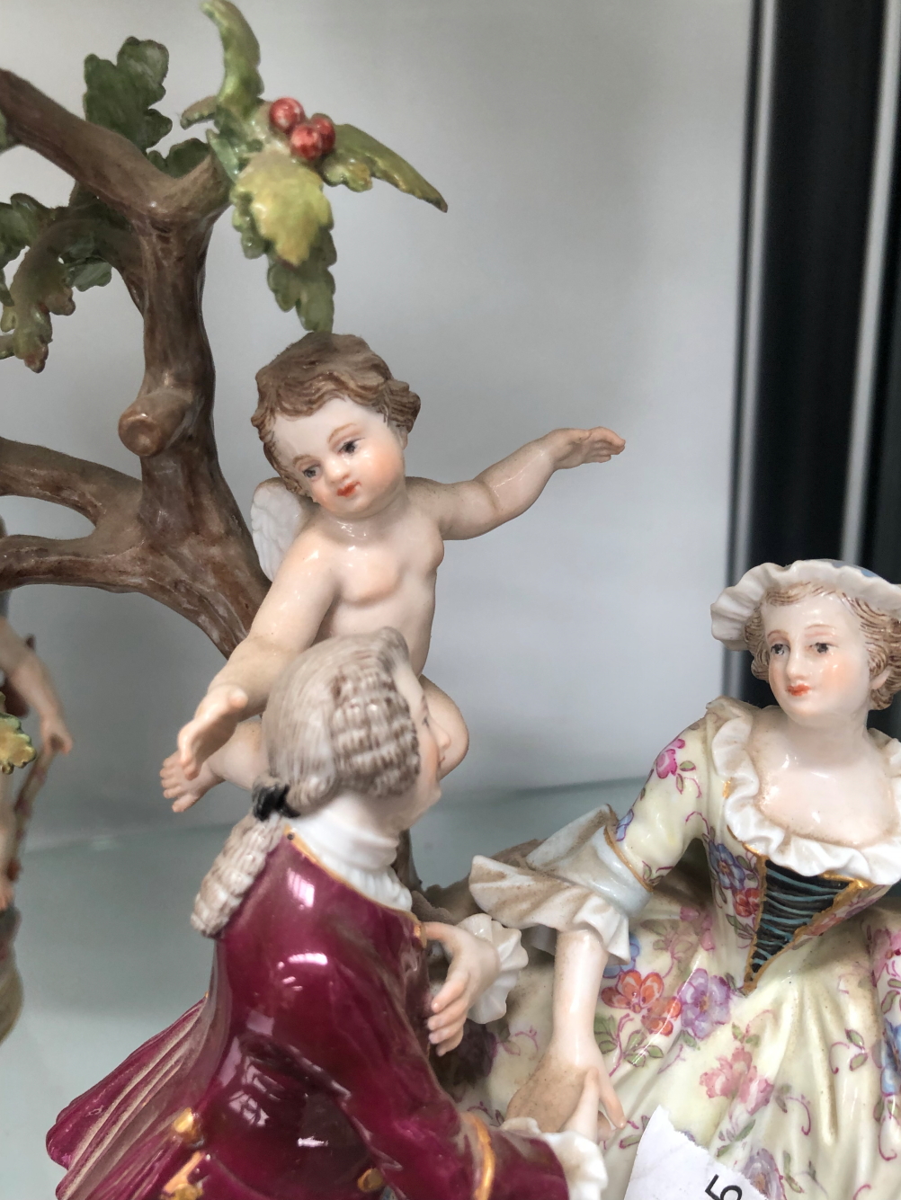 A FIGURAL MEISSEN GROUP AND TWO OTHERS - Image 10 of 26