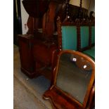A COLLECTIVE LOT OF VICTORIAN AND LATER OCCASIONAL FURNITURE, TO INCLUDE A DRESSER MIRROR TABLE