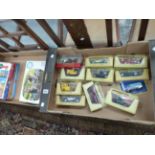 BOXED MATCHBOX DIE CAST TOYS OF YESTERYEAR TOGETHER WITH BLUE PETER ANNUALS AND A PUZZLE