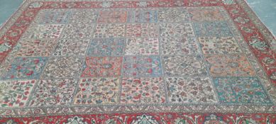 A PERSIAN CARPET OF GARDEN DESIGN 370 x 270 cms